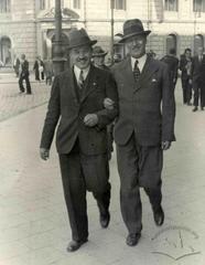 Two men in Mitskevycha Sq.