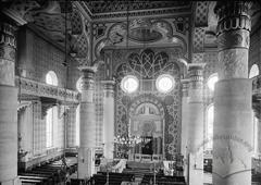 Big synagogue interior in Tarnov