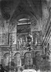 Hasidic synagogue interior at Bozhnycha street