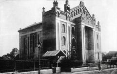 Old synagogue, built in 1842-1865, the biggest synagogue in Galicia