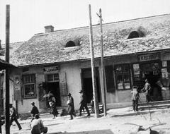 Jewish quarter. Stores in a buildings of Moisei Hersh Erdgaim