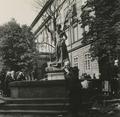 The fountain with the figure of Neptune