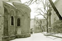 Armenian church courtyard