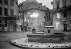 Fountain with a sculpture of Diana on Rynok squar