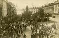 "Sokil" cavalcade on Shevchenka avenue