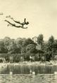 Doubles jump from a springboard