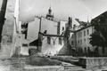 The place where Golden Rose Synagogue was located