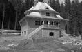 Frontal view of Carpathian shelter