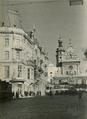 Trams on squares of Lviv