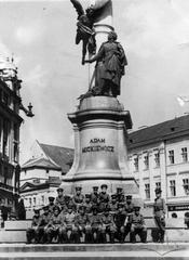 Soviet solder near Mickiewicz Monument
