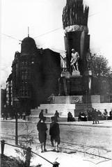 View on the monument to the Soviet Constitution