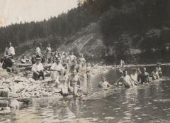 Rest at Opir river