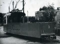 Auxiliary tramcar №3 in tram depot