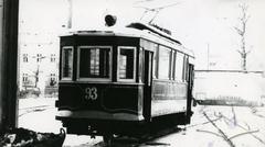 Tramcar "Sanok" №093 in depot on Horodotska street