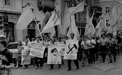 Demonstration in occasion of 50 anniversary of signing of the Molotov-Ribbentrop Pact