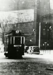 Tram on Mytna square