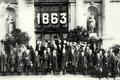 Exhibition Dedicated to the Fiftieth Anniversary of the 1863/64 Uprising. Group of the Uprising's Veterans.