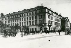 Maria Zankoventska theater (former Skarbek theater) at 1 L. Ukrainka st. Photoreproduction   