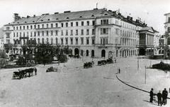 Maria Zankoventska theater (former Skarbek theater) at 1 L. Ukrainka st. Photoreproduction   