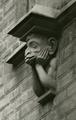 Mascaron on the façade at 5 Hlinky St. 
