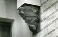 Mascaron on the façade at 5 Hlinky St. 