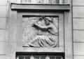 Bas-relief of a women at 60 Chuprynky St. 