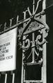 Fragment of a wrought iron fence at 50 Chuprynky St. 