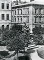 Former monument of O. Fredro at Shevchenka avenue. Photo reproduction