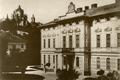 Hlukhovsʹki palace at 16 Lystopadovoho Chynu St. Photo reproduction 