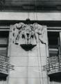 Bas-relief "Prometheus" on the building at 15 Kotsylovskoho St.