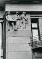 Bas-relief "Ancient civilizations" on the building at 15 Kotsylovskoho St.