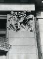 Bas-relief "Muses" on the building at 15 Kotsylovskoho St.