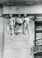 Bas-relief "Transport" on the building at 15 Kotsylovskoho St.