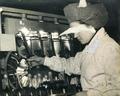 Wine Factory Worker at Assembly Line