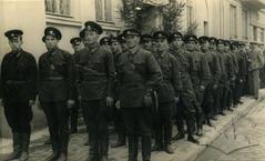 Workers of Lviv region forest industry at a march