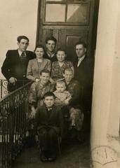 Family on a balcony