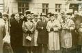 Lviv citizens at a demonstration