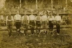 Members of fire and sport organisation "Sokil"