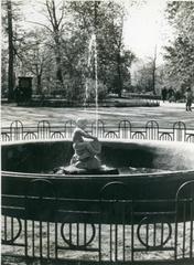 Fountain at Vysokyi Zamok Park