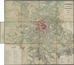 Лемберг з передмістями у 1844 році