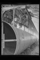 Welding the gas pipeline, and assembling the beam clamps