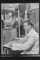 In a lab at the open-hearth shop
