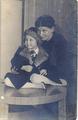 Janina Hescheles with mother