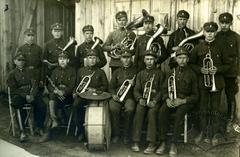 The musicians of the "Lug" society from Myklashiv
