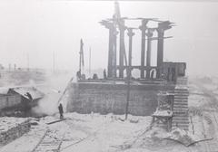 Construction of the blast furnace