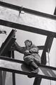 Assembler at the construction site of blast furnace No. 6 of the Azovstal plant