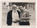 Two men on a street
