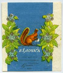 "Squirrel" candy ("Bilochka" - uk.)