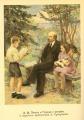 Postcard “Lenin v Horkakh s detmi” (rus.) / "Lenin in Horki with children" (eng.)