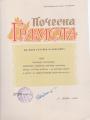Почесна грамота Валентини Гошук
